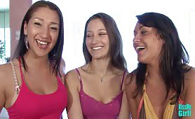 Fun questions with Charley Chase, Dani Daniels & Vicki Chase on KissMeGirl.com